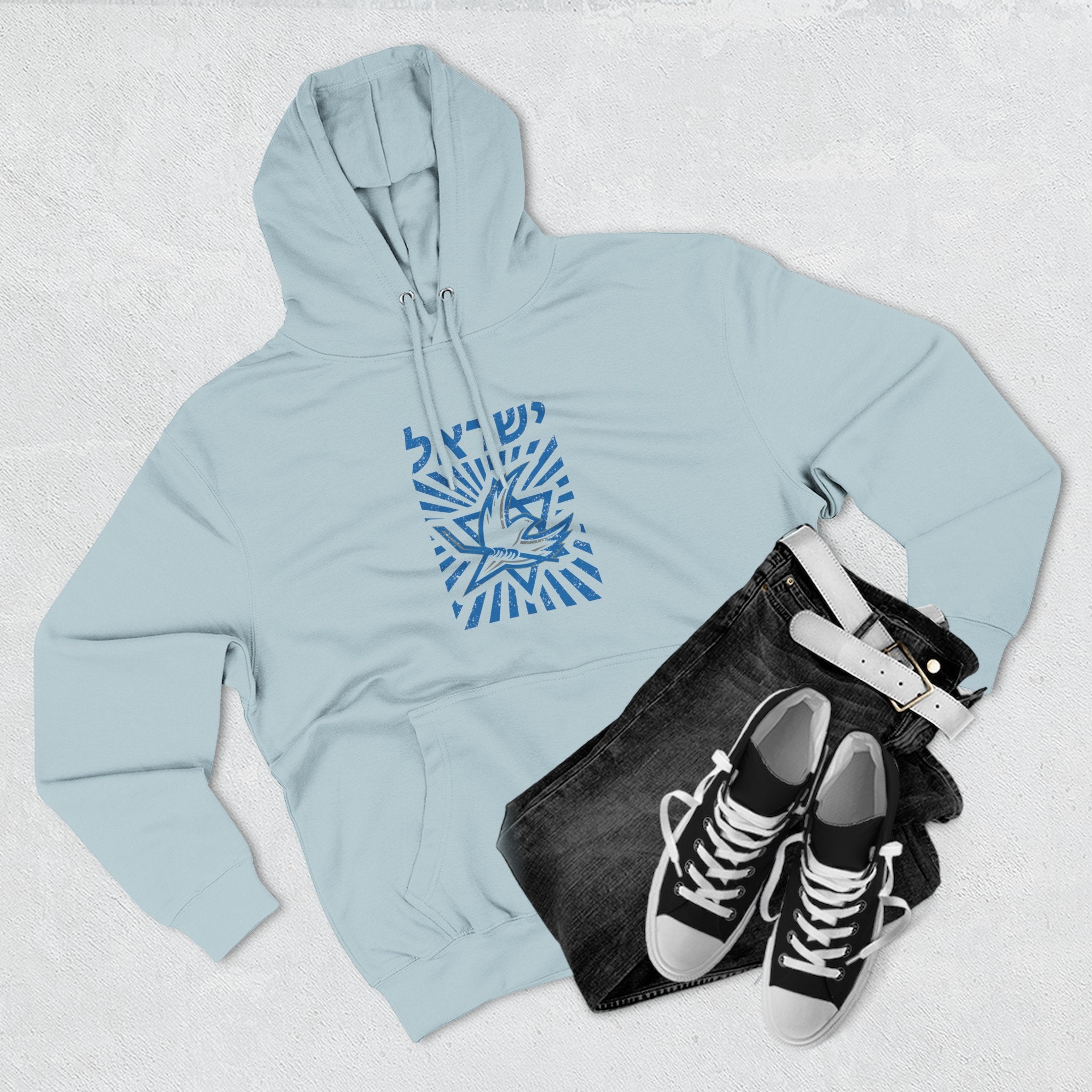 🇮🇱🏒 Team Israel Dove & Star Heritage Hoodie 🕊️✡️