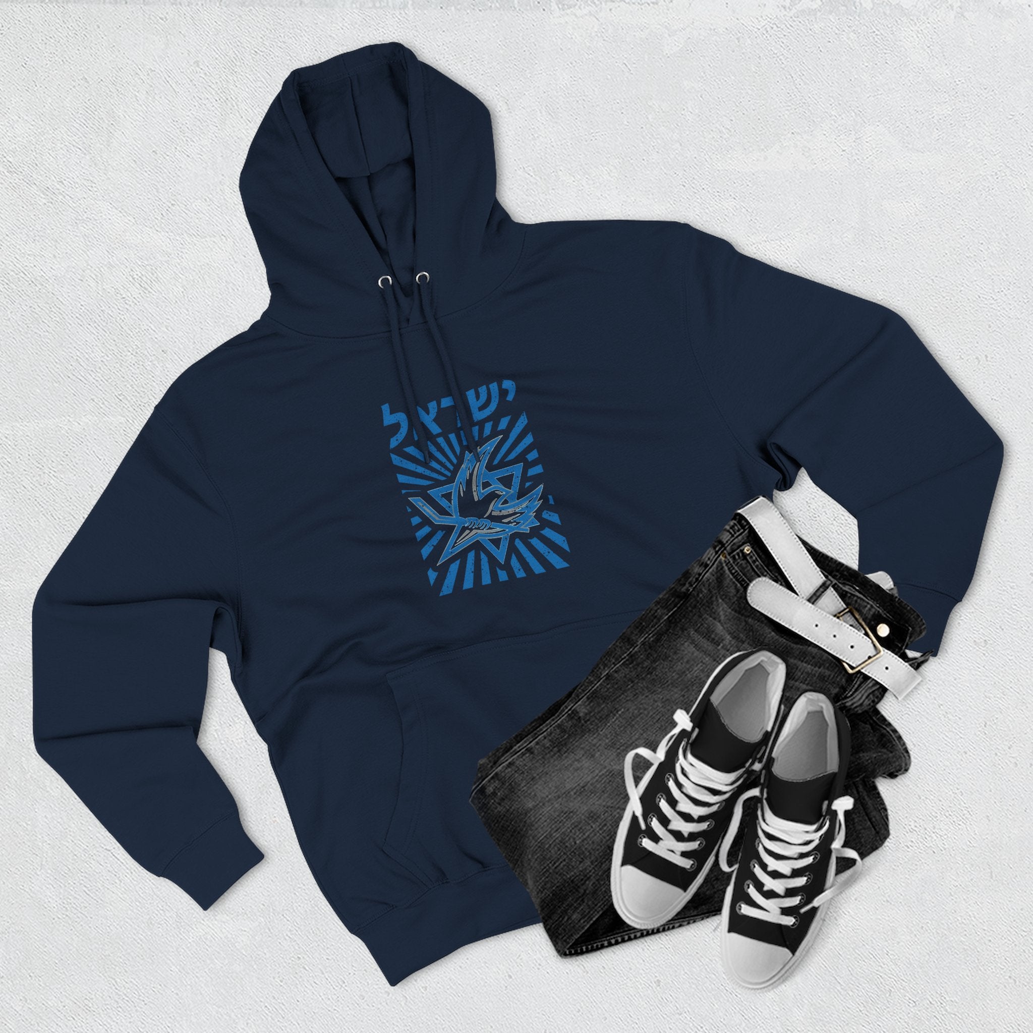 🇮🇱🏒 Team Israel Dove & Star Heritage Hoodie 🕊️✡️
