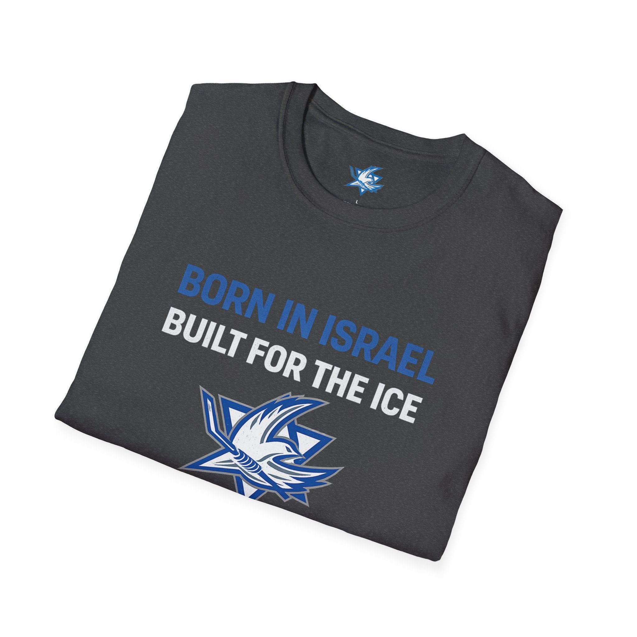 🇮🇱🏒 Team Israel Hockey “Born in Israel, Built for the Ice” T-Shirt ❄️✡️