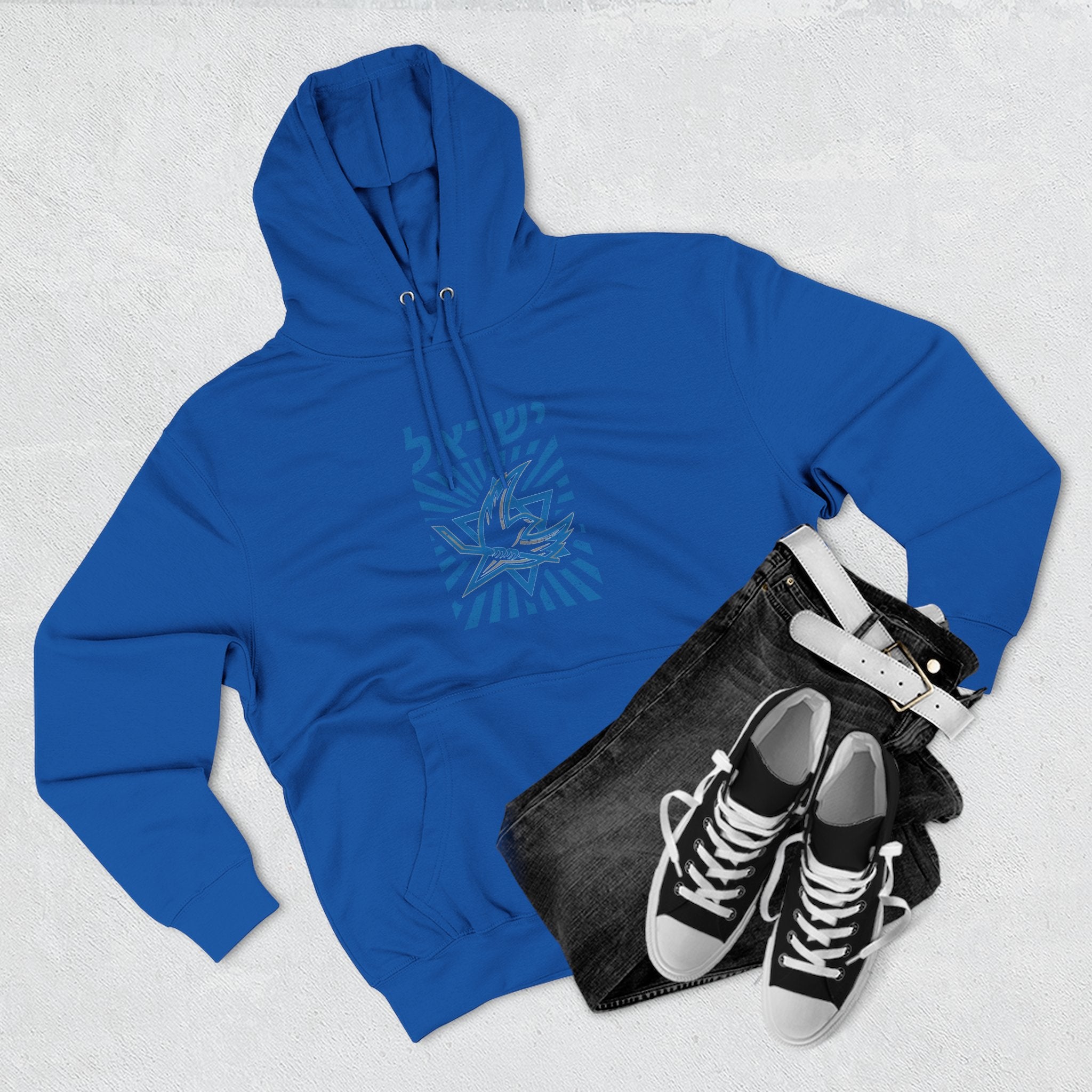 🇮🇱🏒 Team Israel Dove & Star Heritage Hoodie 🕊️✡️