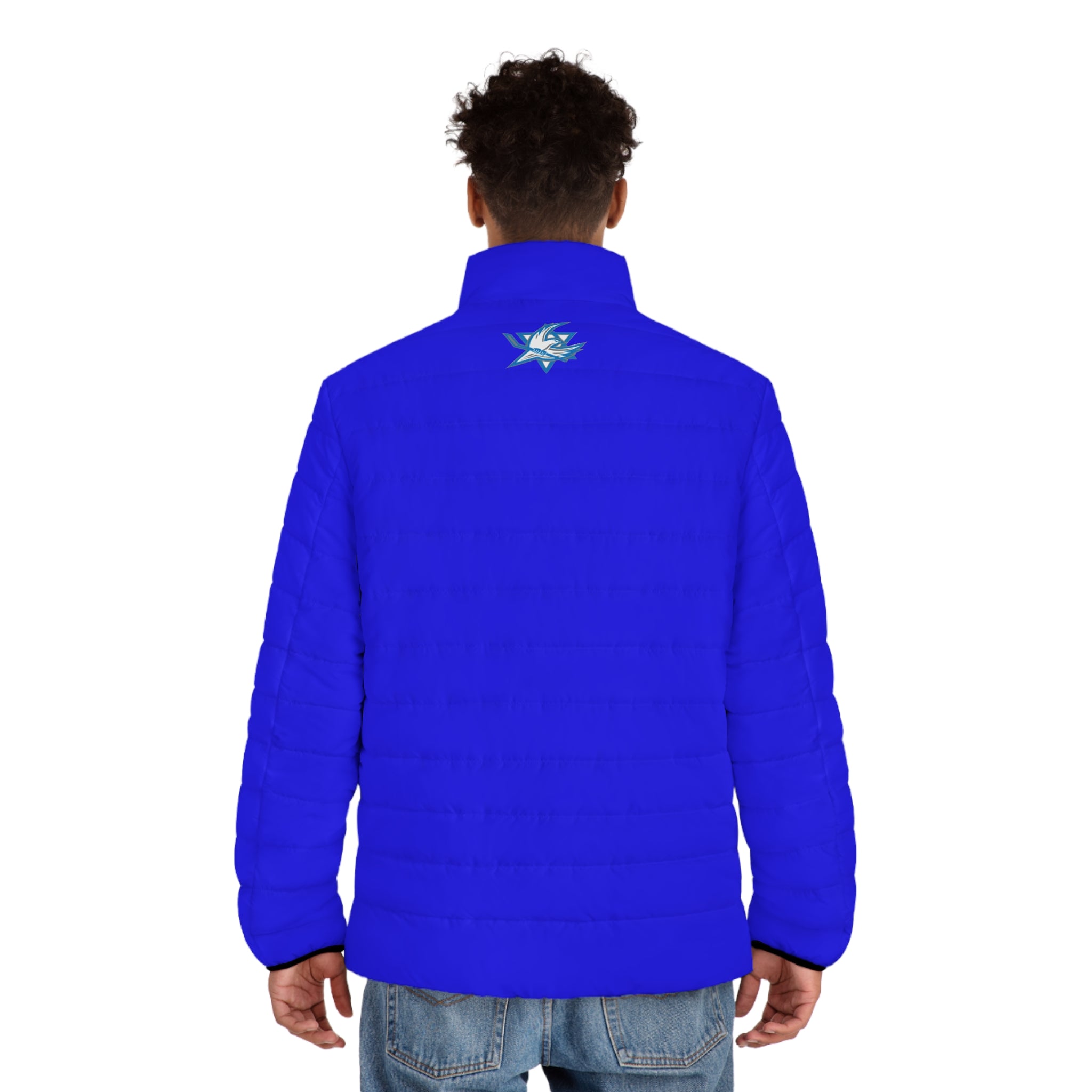 🇮🇱🏒 Team Israel Hockey Royal Blue Puffer Jacket ❄️🧥