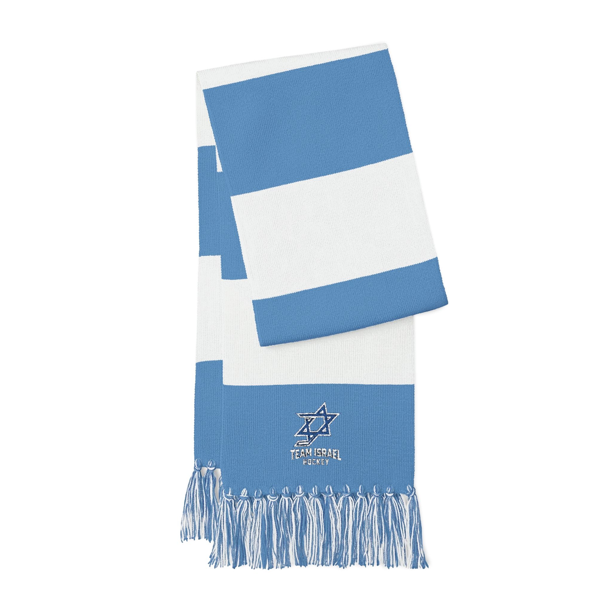 🇮🇱 Team Israel Hockey Embroidered Fan Scarf 🏒