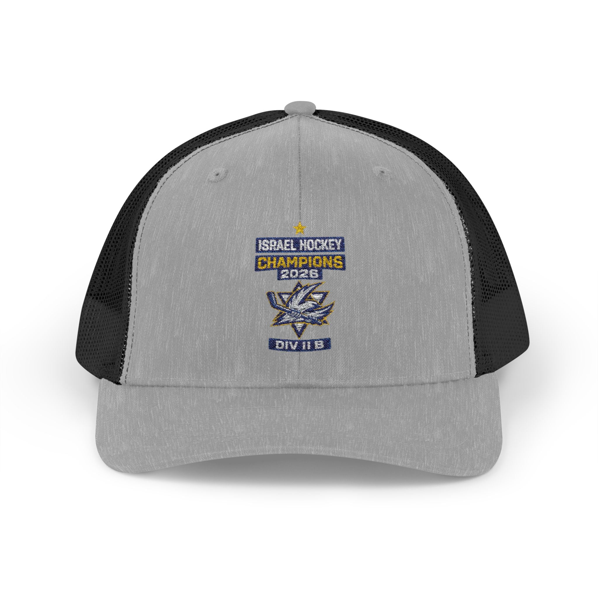 Israel Hockey 2026 Gold Medal Champions Trucker Cap