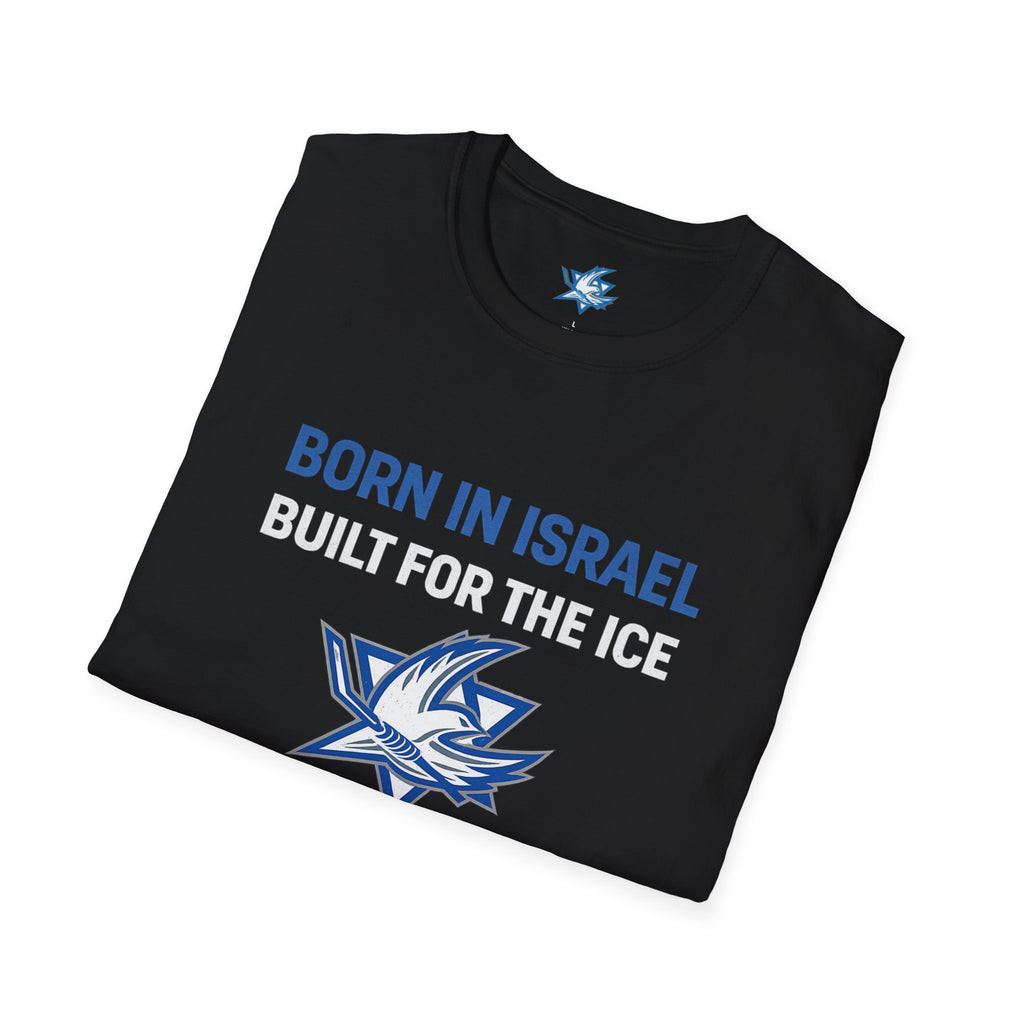 🇮🇱🏒 Team Israel Hockey “Born in Israel, Built for the Ice” T-Shirt ❄️✡️