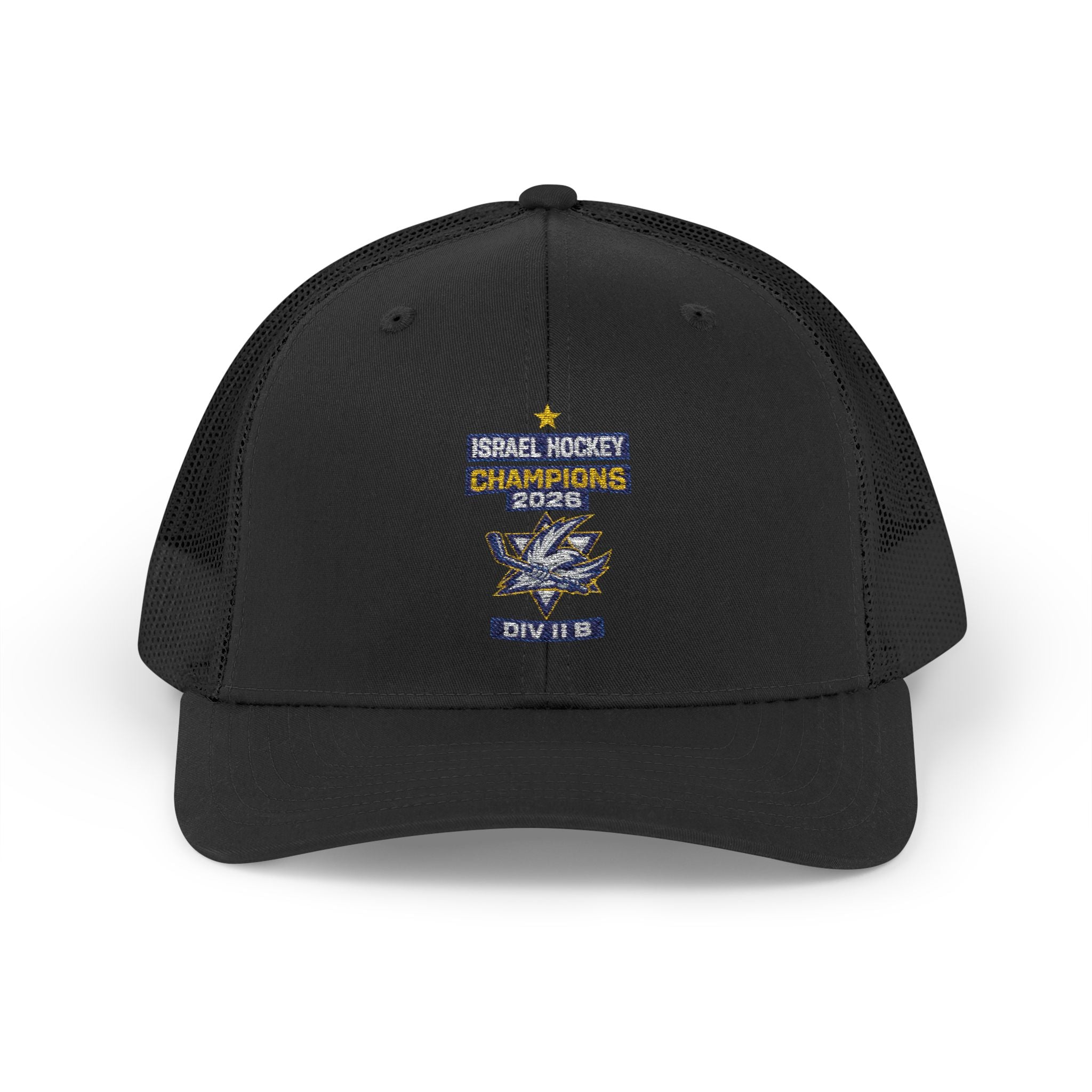 Israel Hockey 2026 Gold Medal Champions Trucker Cap