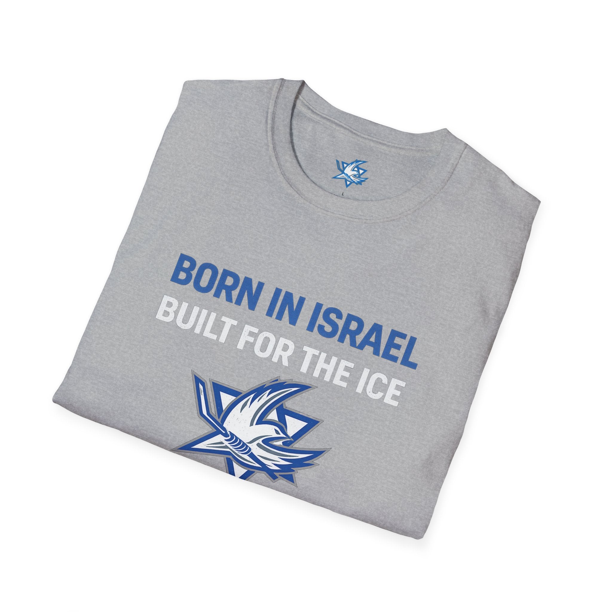 🇮🇱🏒 Team Israel Hockey “Born in Israel, Built for the Ice” T-Shirt ❄️✡️