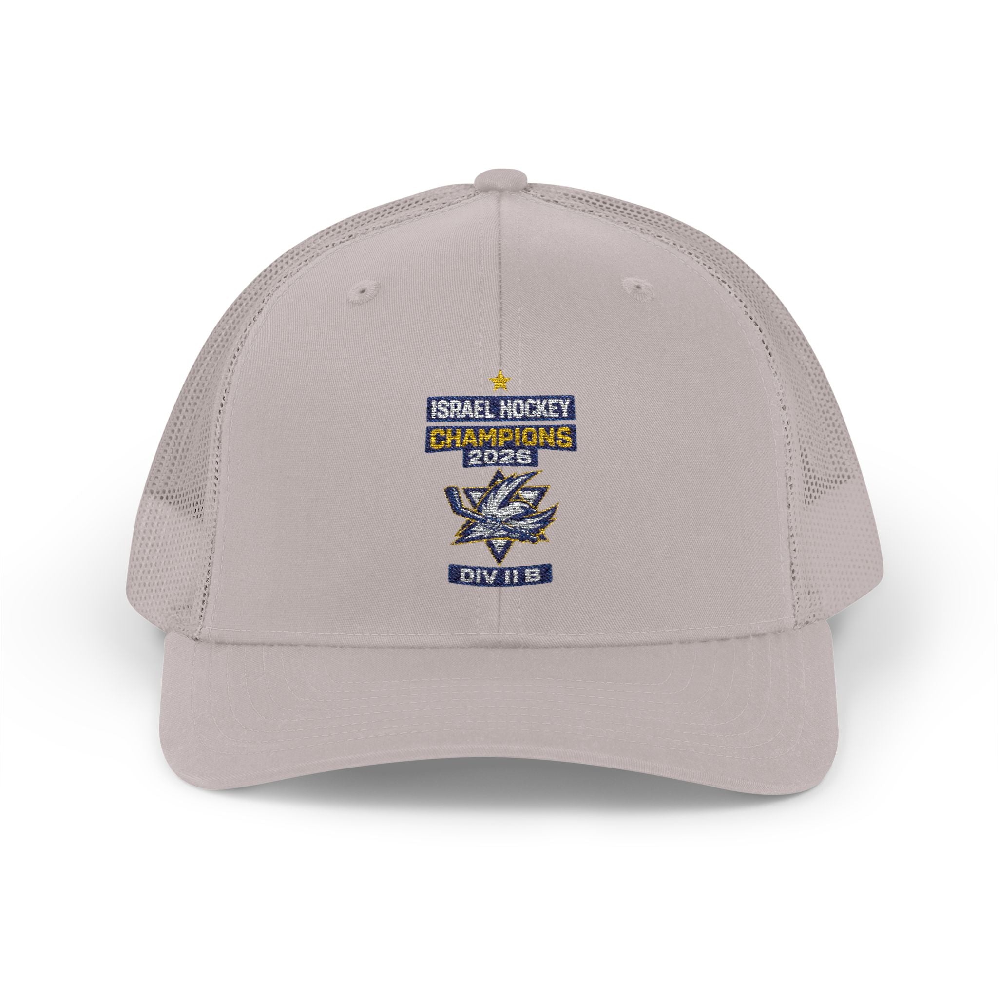 Israel Hockey 2026 Gold Medal Champions Trucker Cap