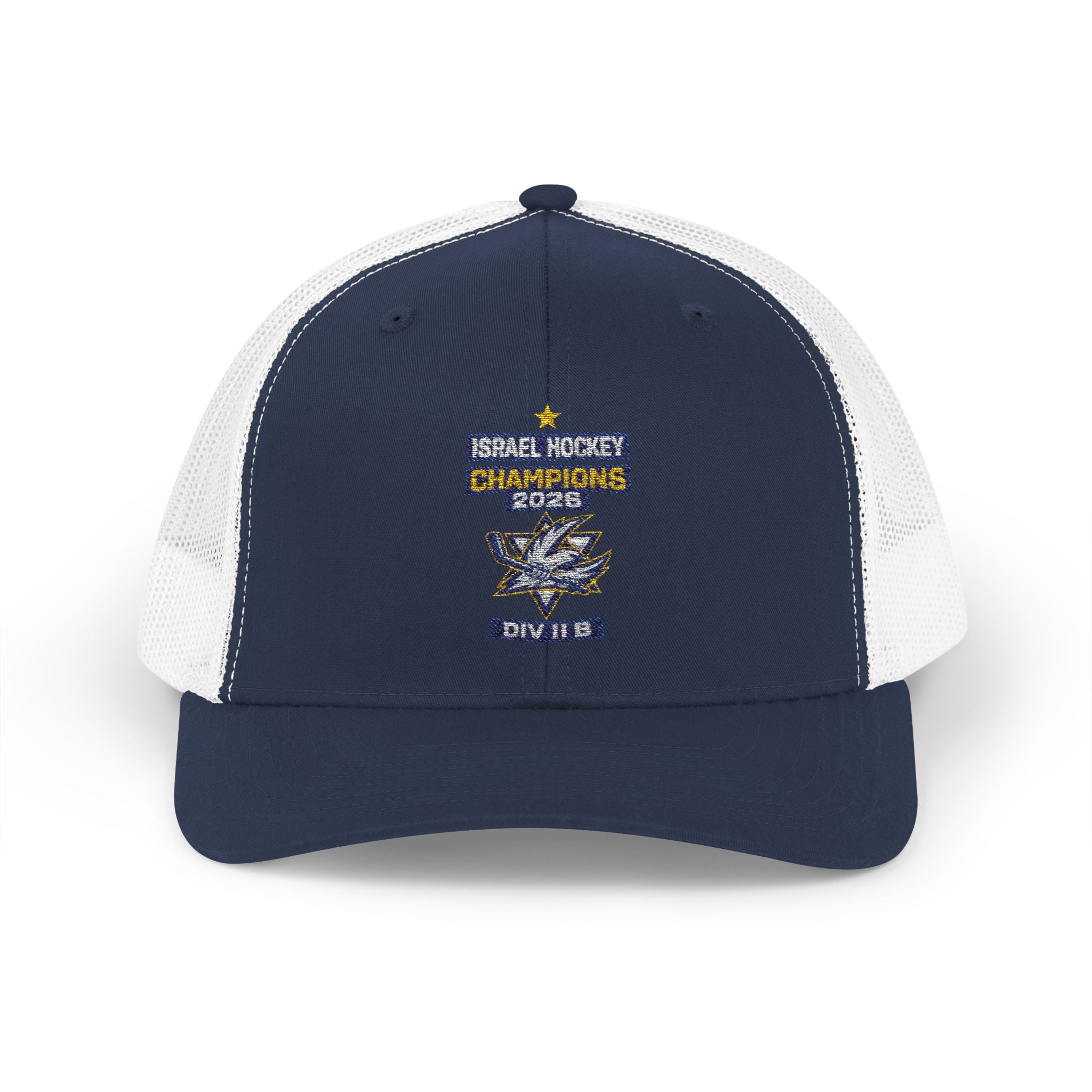 Israel Hockey 2026 Gold Medal Champions Trucker Cap