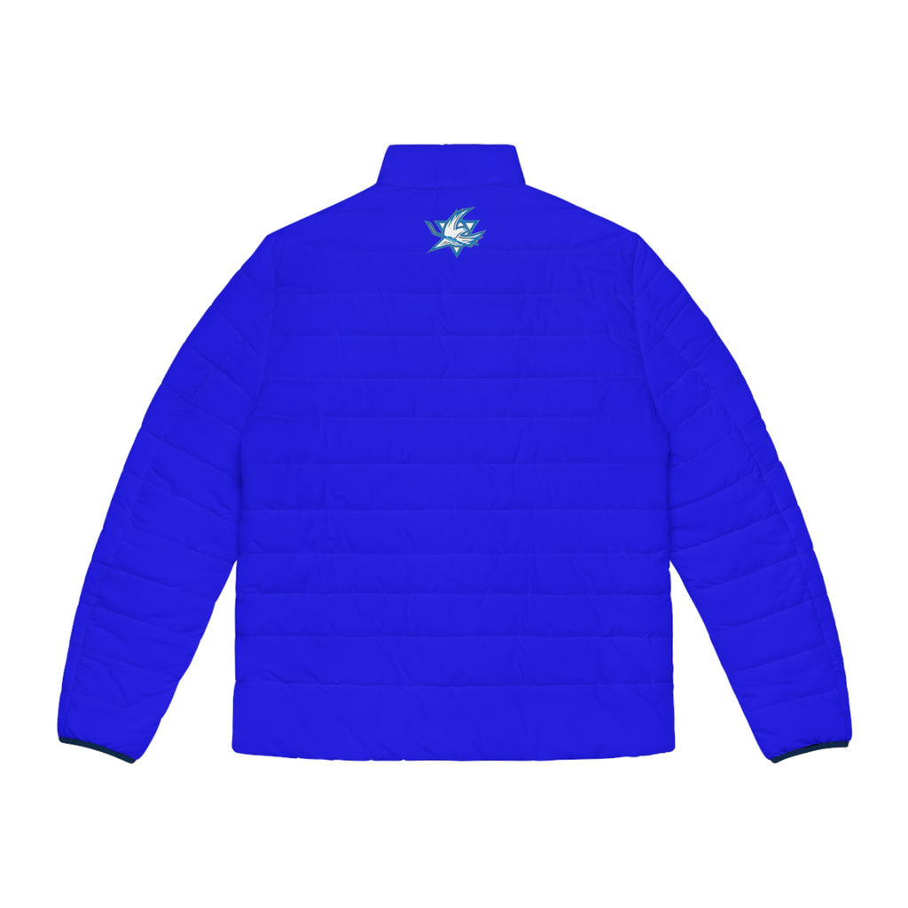 🇮🇱🏒 Team Israel Hockey Royal Blue Puffer Jacket ❄️🧥
