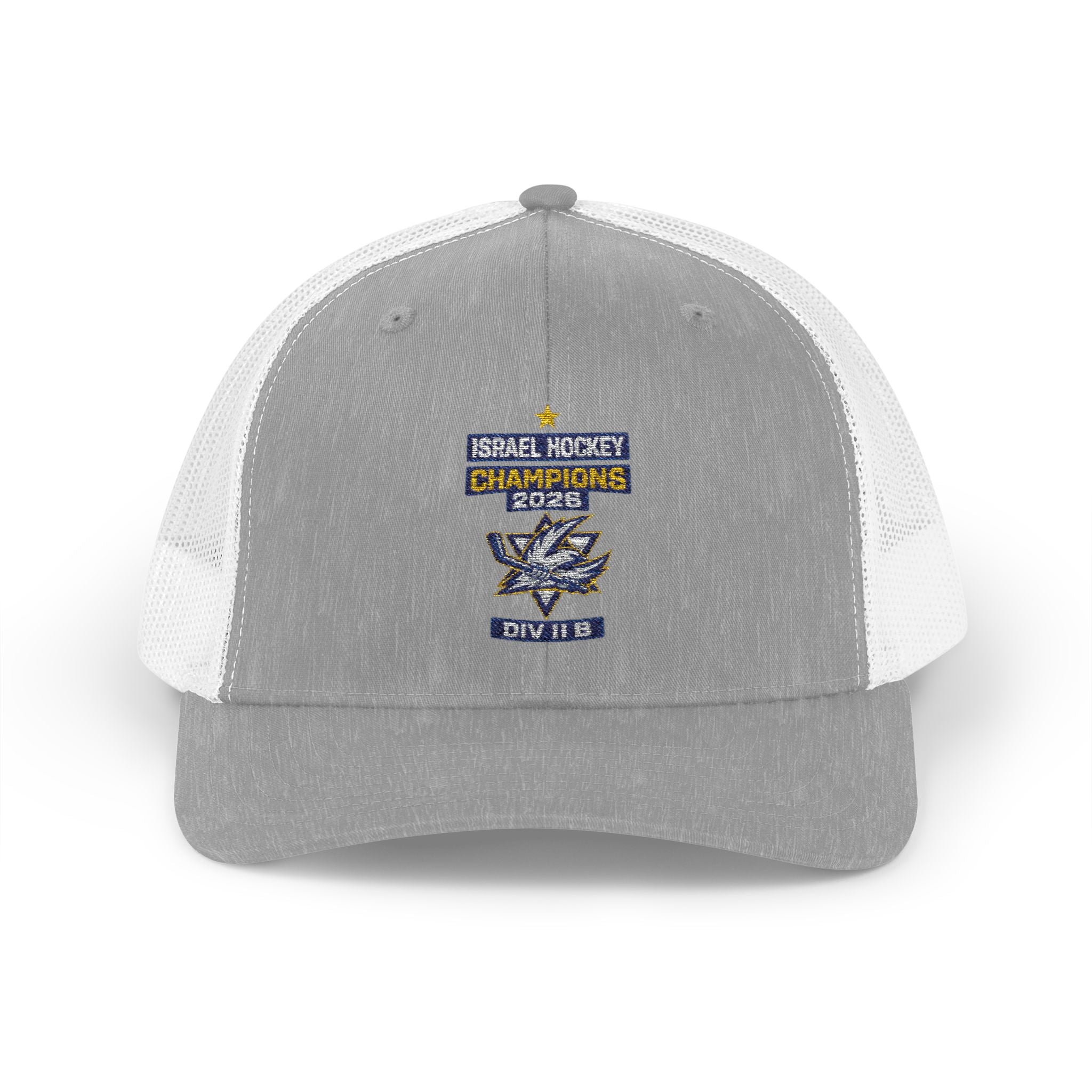 Israel Hockey 2026 Gold Medal Champions Trucker Cap