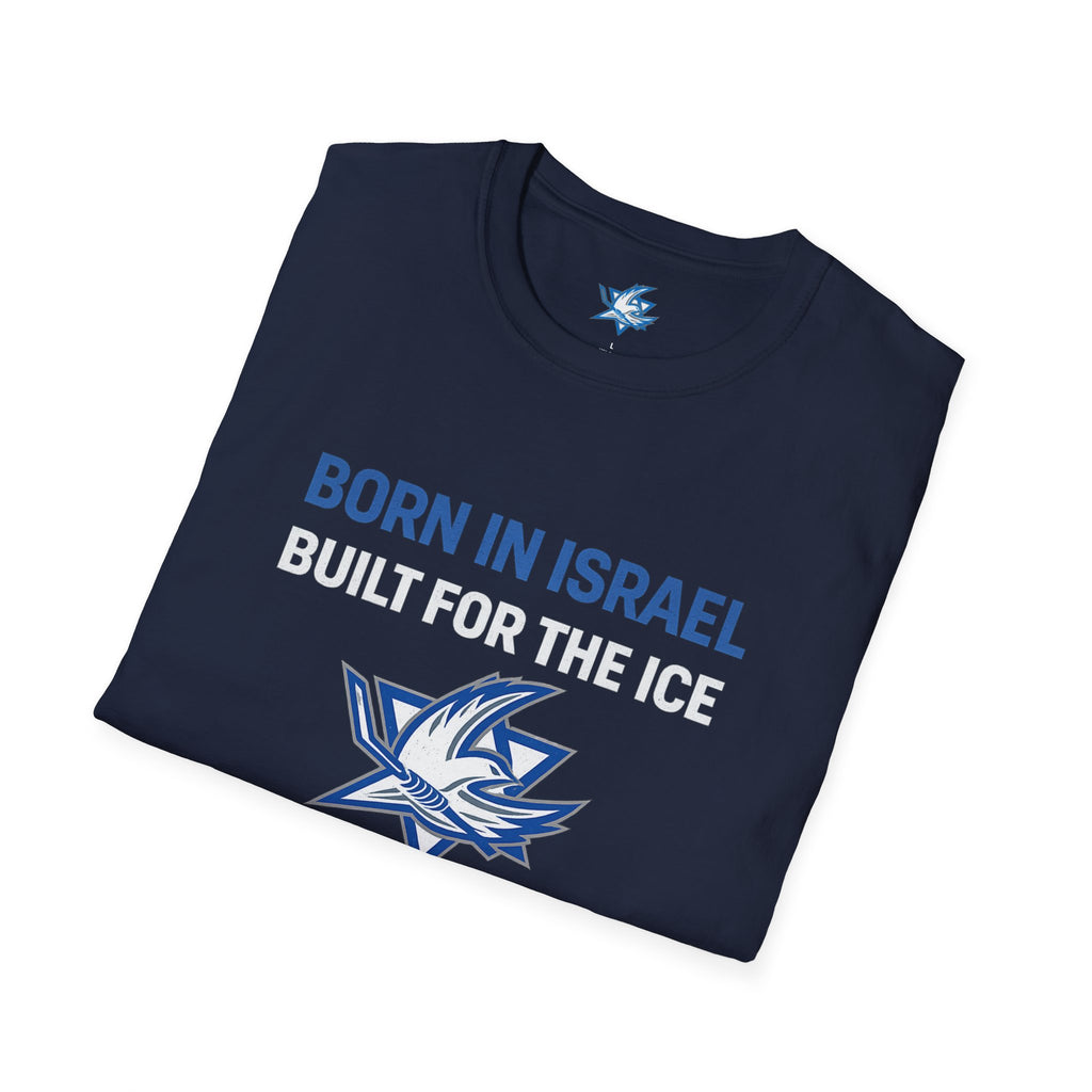 🇮🇱🏒 Team Israel Hockey “Born in Israel, Built for the Ice” T-Shirt ❄️✡️