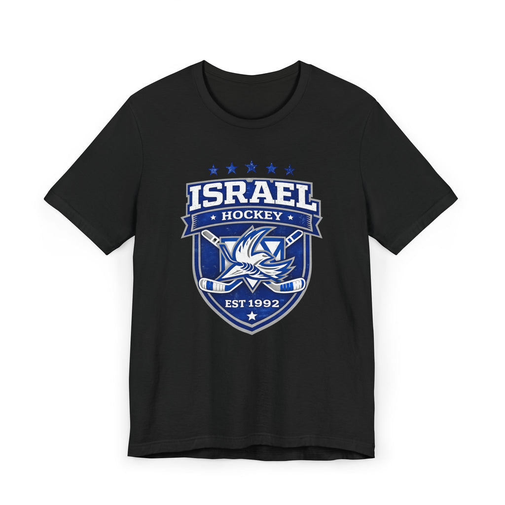 🇮🇱🏒 Team Israel Hockey Vintage Crest Jersey Tee ✡️