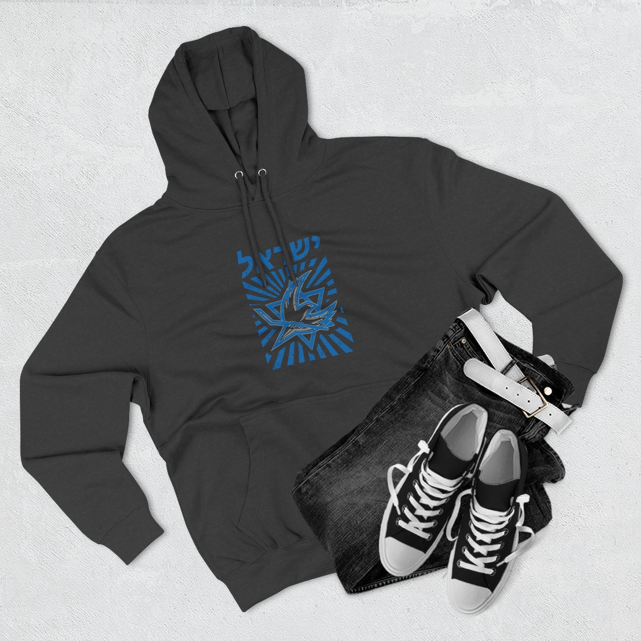 🇮🇱🏒 Team Israel Dove & Star Heritage Hoodie 🕊️✡️