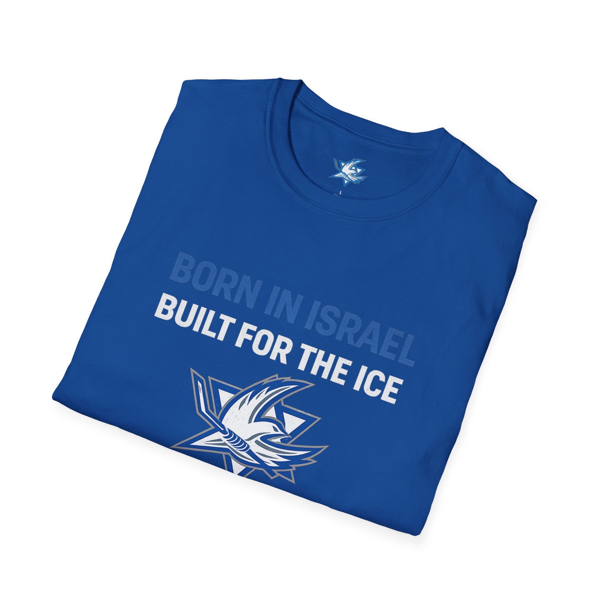 🇮🇱🏒 Team Israel Hockey “Born in Israel, Built for the Ice” T-Shirt ❄️✡️