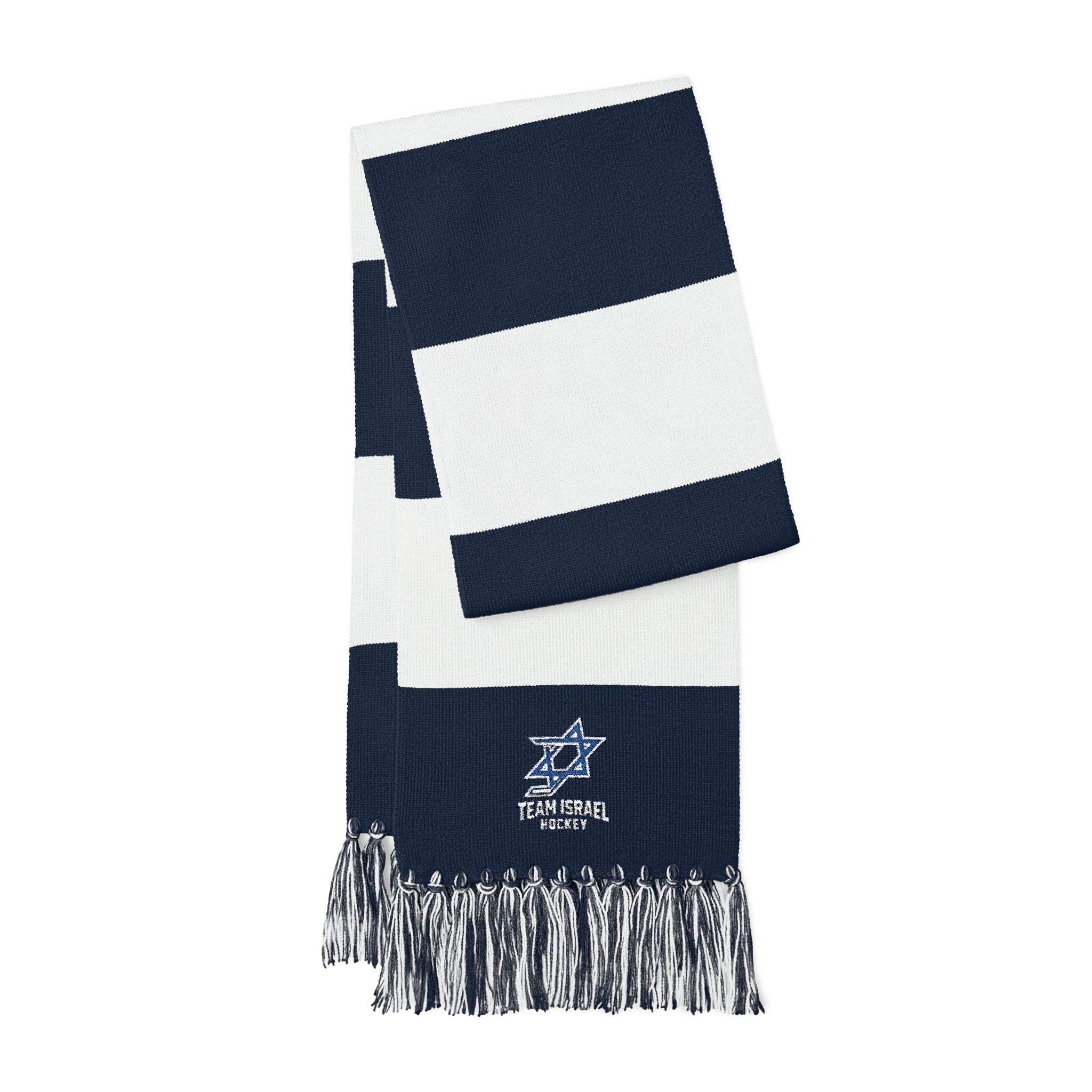 🇮🇱 Team Israel Hockey Embroidered Fan Scarf 🏒